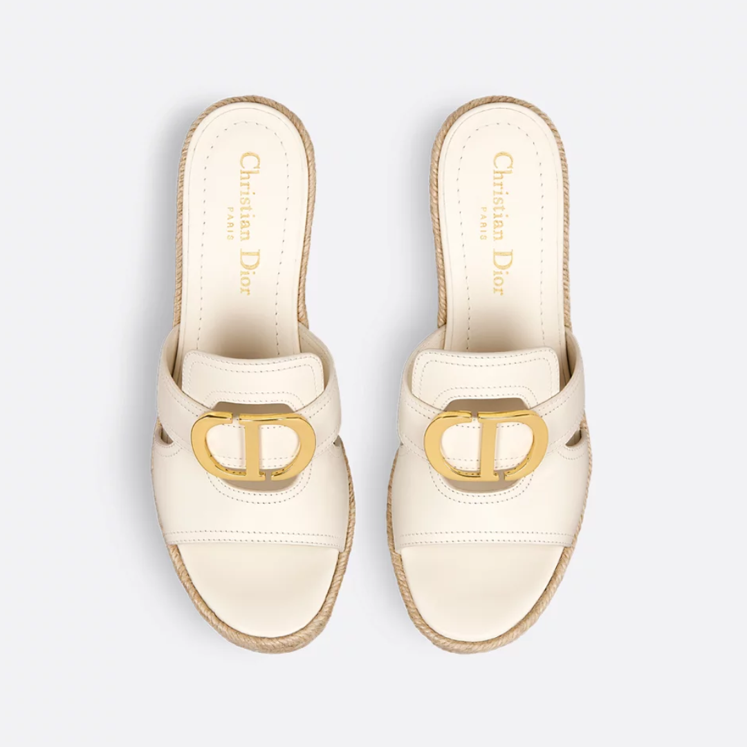 DIOR BOBBY CROSSBODY & 30 MONTAIGNE WEDGE SLIDES SET